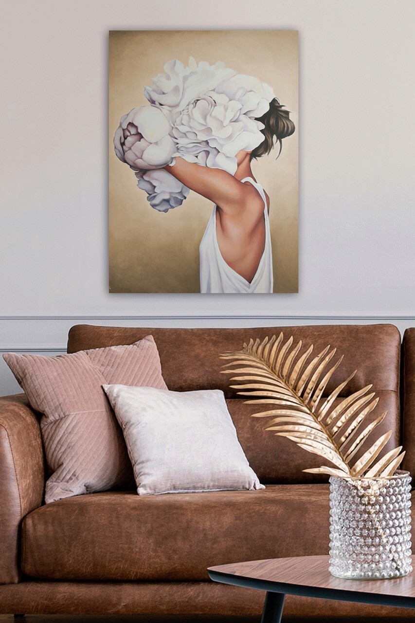 Tablou decorativ, 7436502942938-5070, Cadru: 100% LEMN (grosime: 3 cm), Multicolor - imagine 6